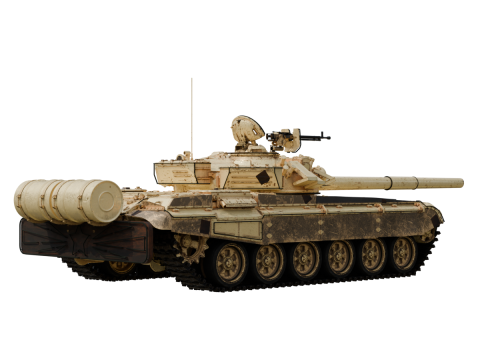 T-72A TANK 3D Model