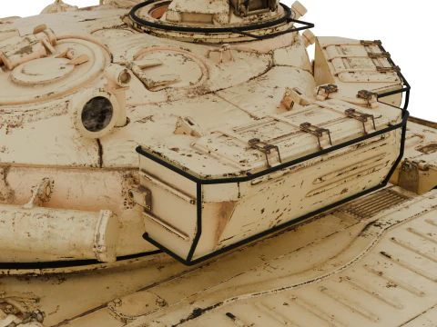 T-72A戦車 3Dモデル