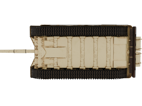 T-72A TANK 3D Model