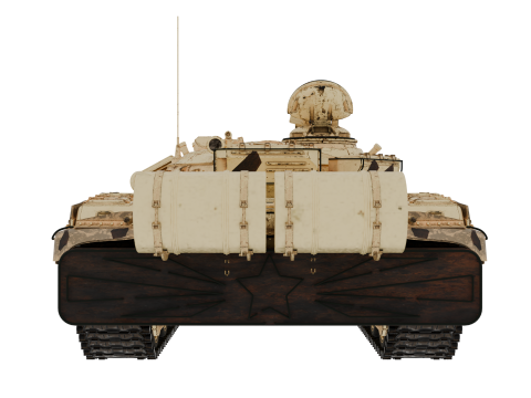T-72A TANK 3D Model