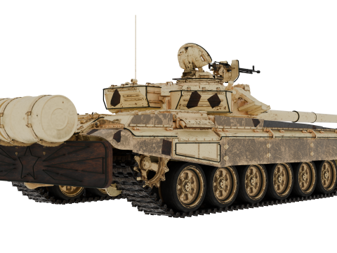 T-72A TANK 3D Model