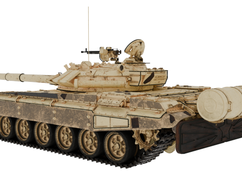 T-72A TANK 3D Model
