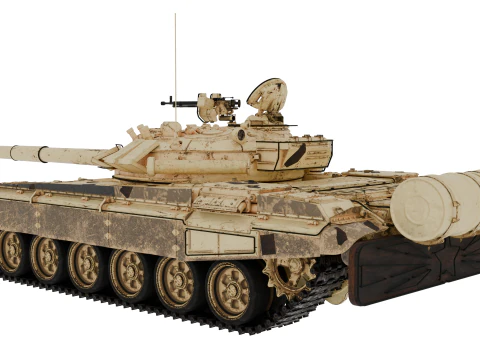 T-72A戦車 3Dモデル