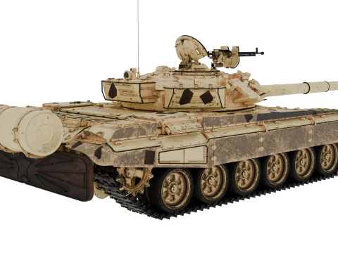 T-72A戦車 3Dモデル