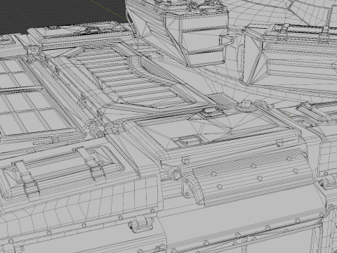 T-72A戦車 3Dモデル
