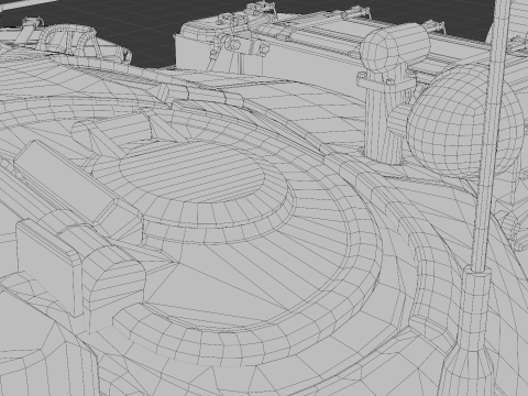 T-72A TANK 3D Model