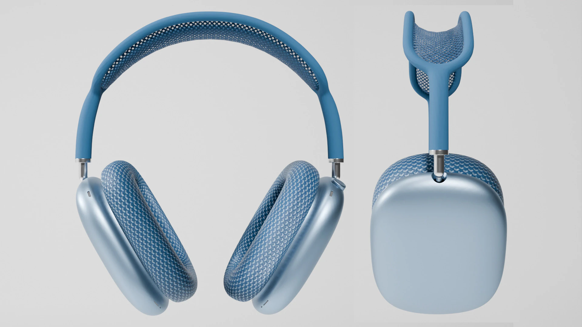 Apple - AirPods Max コレクション 5 の素晴らしいカラーバリエーション 3Dモデル .c4d .max .obj .3ds .fbx .stl .blend