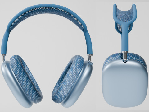 Apple - AirPods Max Collection 5 Stunning Color Variants 3D मॉडल