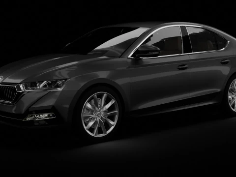 Skoda Octavia Car 3D Model