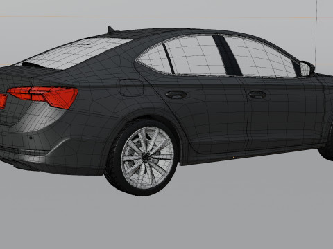 Skoda Octavia Car Modèle 3D