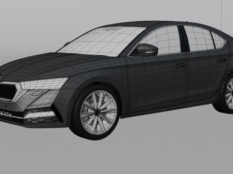 Skoda Octavia Car Modèle 3D