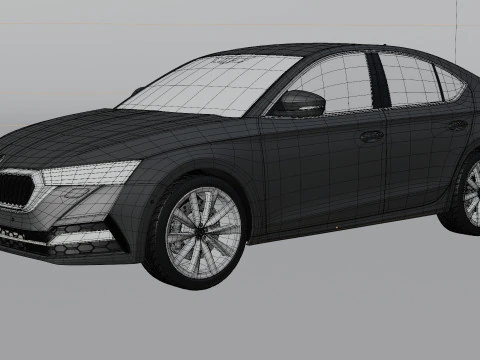 Skoda Octavia Car 3D Model