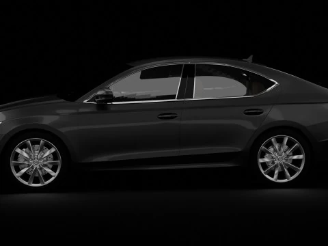 Skoda Octavia Car 3D Model