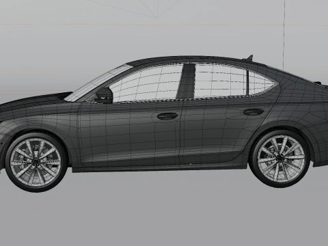 Skoda Octavia Car 3D Model