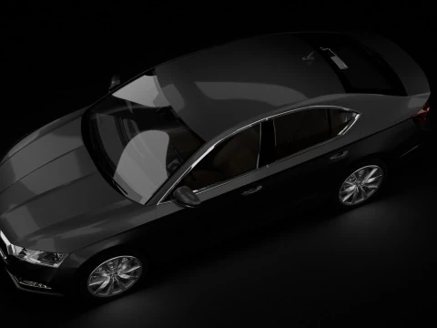Skoda Octavia Car 3D Model