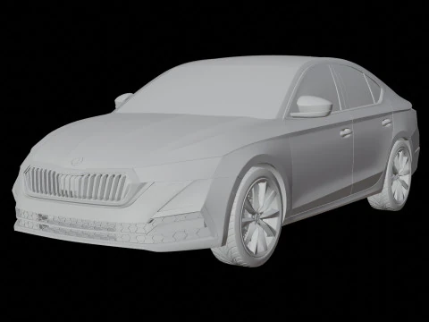 Skoda Octavia Car 3D Model