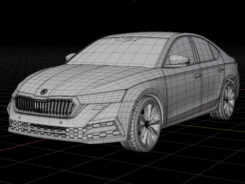 Skoda Octavia Car Modèle 3D