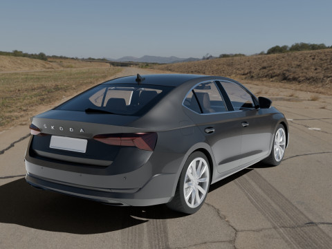 Skoda Octavia Car Modèle 3D