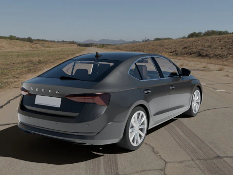 Skoda Octavia Car 3D Model