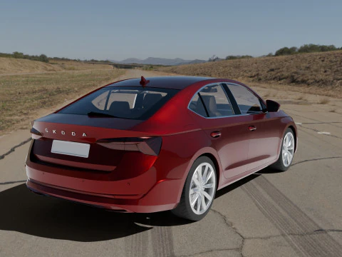 Skoda Octavia Car 3D Model