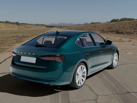Skoda Octavia Car 3D Model