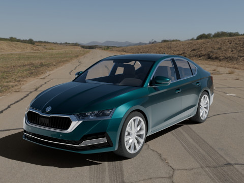 Skoda Octavia Car Modèle 3D