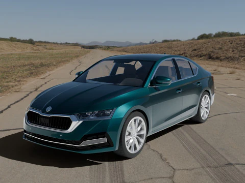 Skoda Octavia Car 3D Model
