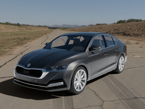 Skoda Octavia Car Modèle 3D
