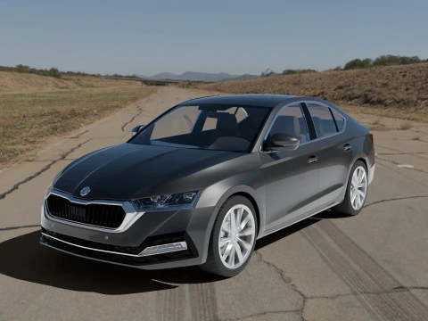 Skoda Octavia Car 3D Model