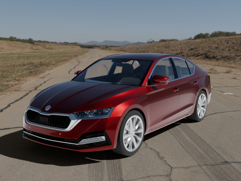 Skoda Octavia Car Modèle 3D