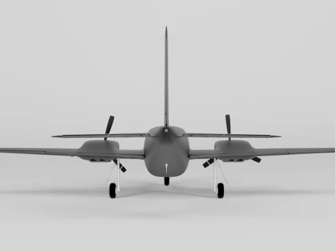 Piper Aerostar Aircraft 3D Model