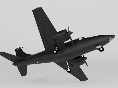 Piper Aerostar Aircraft Modèle 3D