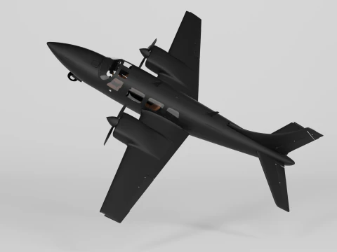 Piper Aerostar Aircraft 3D Model