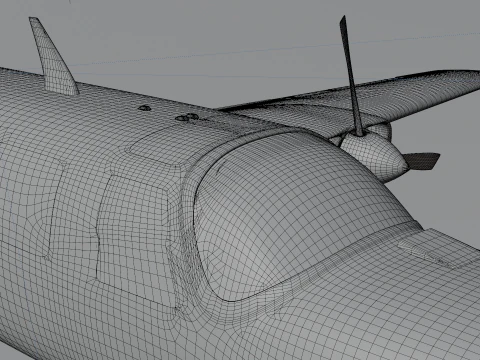 Piper Aerostar Aircraft 3D Model