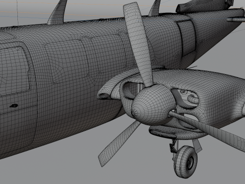 Piper Aerostar Aircraft Modèle 3D