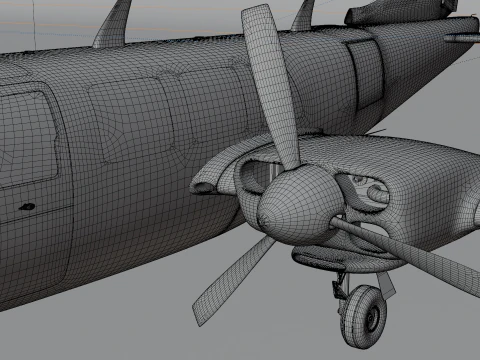 Piper Aerostar Aircraft 3D Model