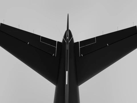 Piper Aerostar Aircraft 3D Model