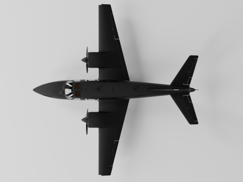 Piper Aerostar Aircraft Modèle 3D