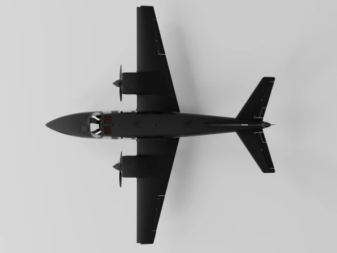 Piper Aerostar Aircraft 3D Model