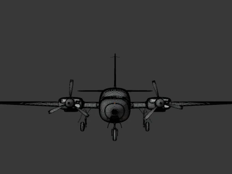 Piper Aerostar Aircraft 3D Model