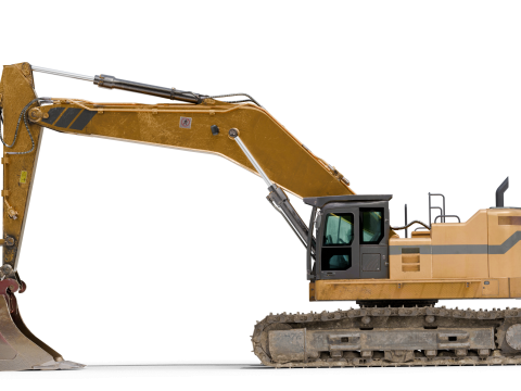 Excavator Hydraulic 3D 模型