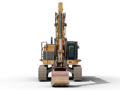 Excavator Hydraulic 3D Model