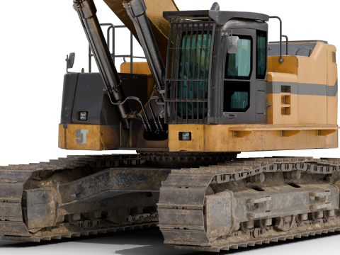 Excavator Hydraulic 3D 模型