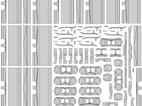 Excavator Hydraulic 3D Model