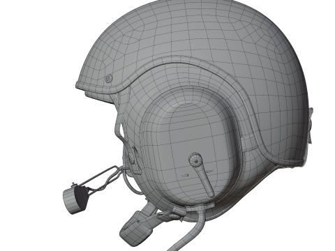 Gentex CVC Helmet - Combact Helmet 3Dモデル