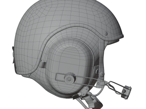 Gentex CVC Helmet - Combact Helmet 3Dモデル