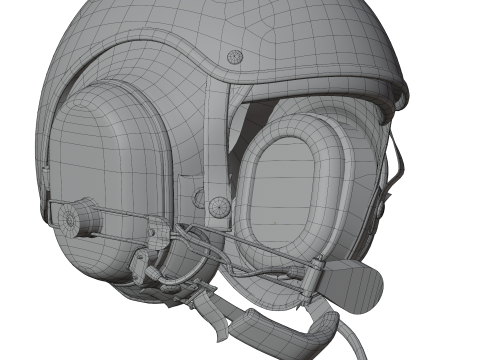 Gentex CVC Helmet - Combact Helmet 3Dモデル