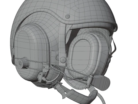 Gentex CVC Helmet - Combact Helmet 3D Model