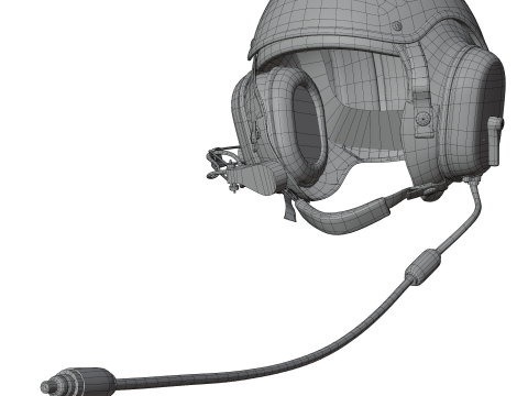 Gentex CVC Helmet - Combact Helmet 3Dモデル