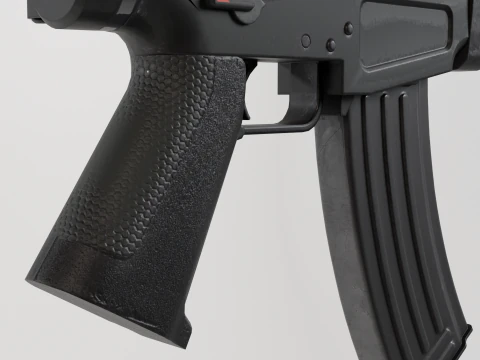 Fucile d'assalto - Attrezzato Modello 3D